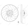 Cooling fan universal for RENAULT MEGANE RENAULT KANGOO